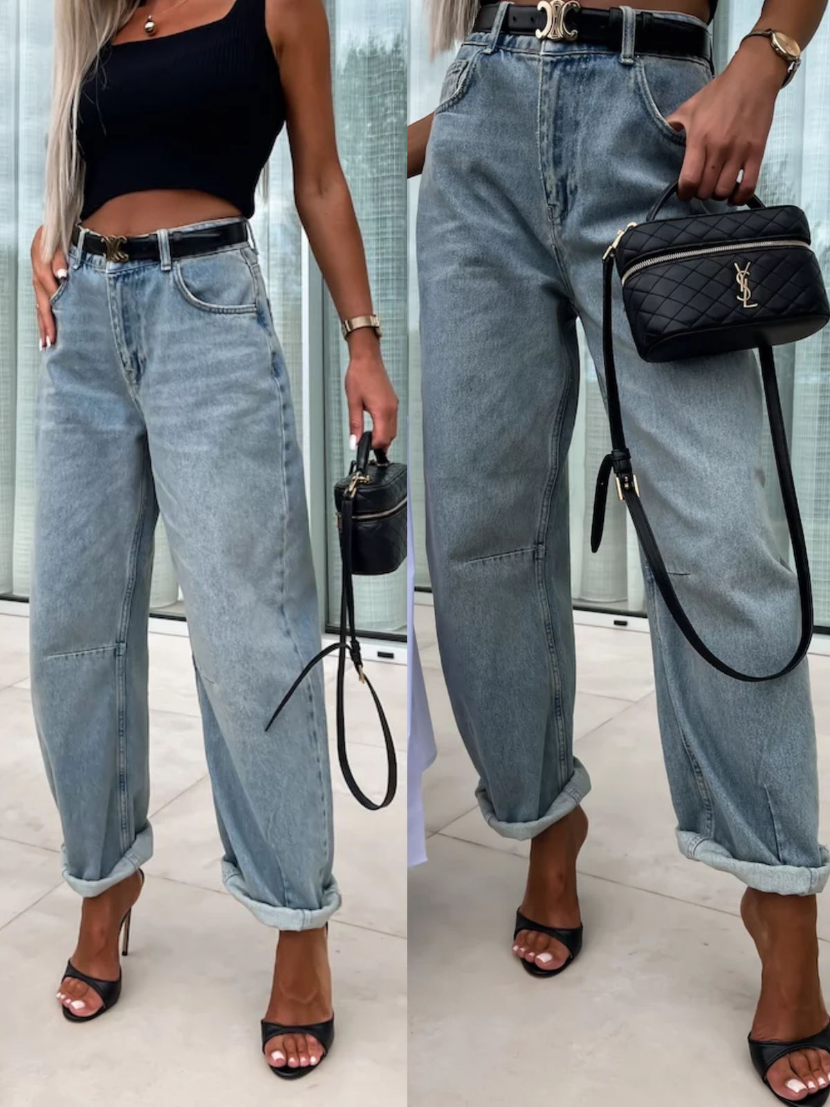 Balloon Washed Jeans