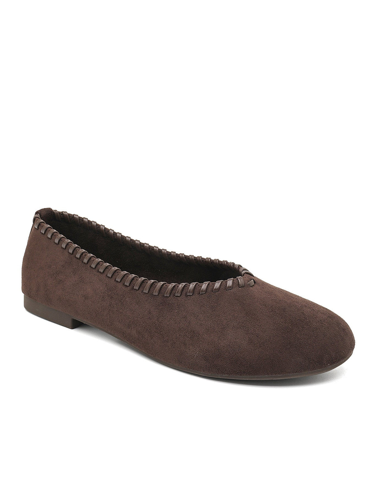 Stitched Brown Loafers