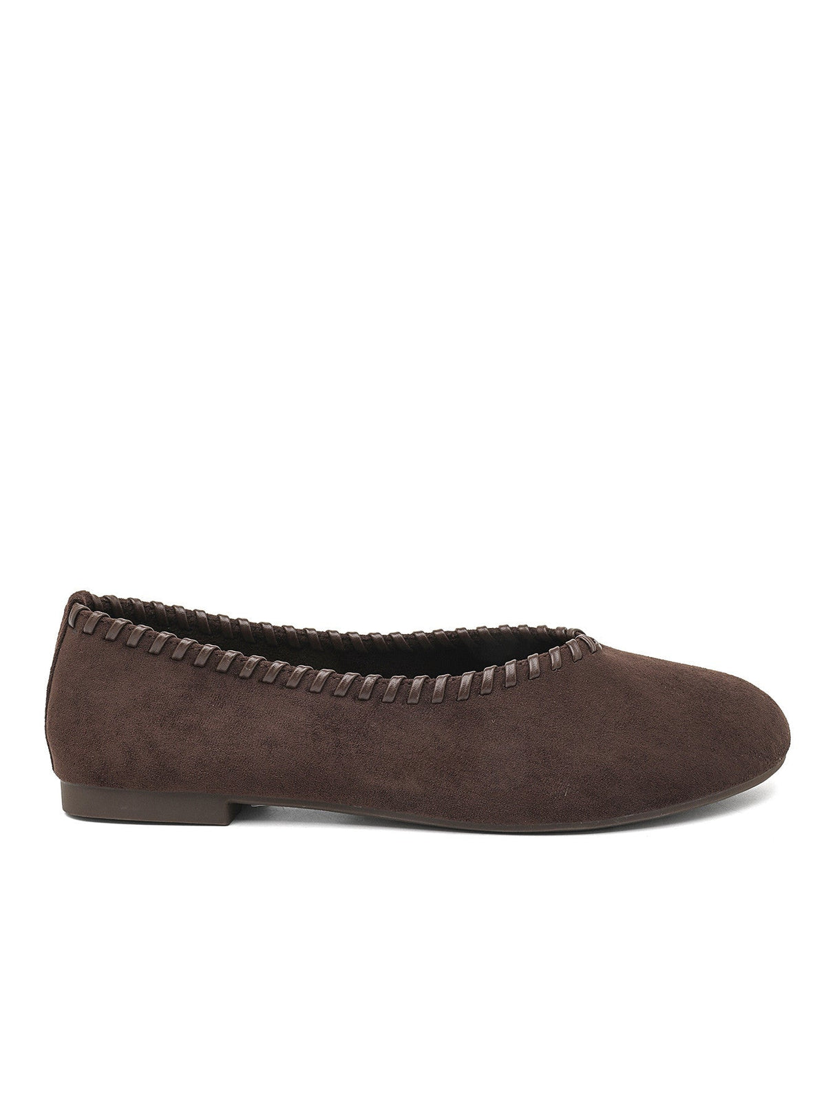 Stitched Brown Loafers