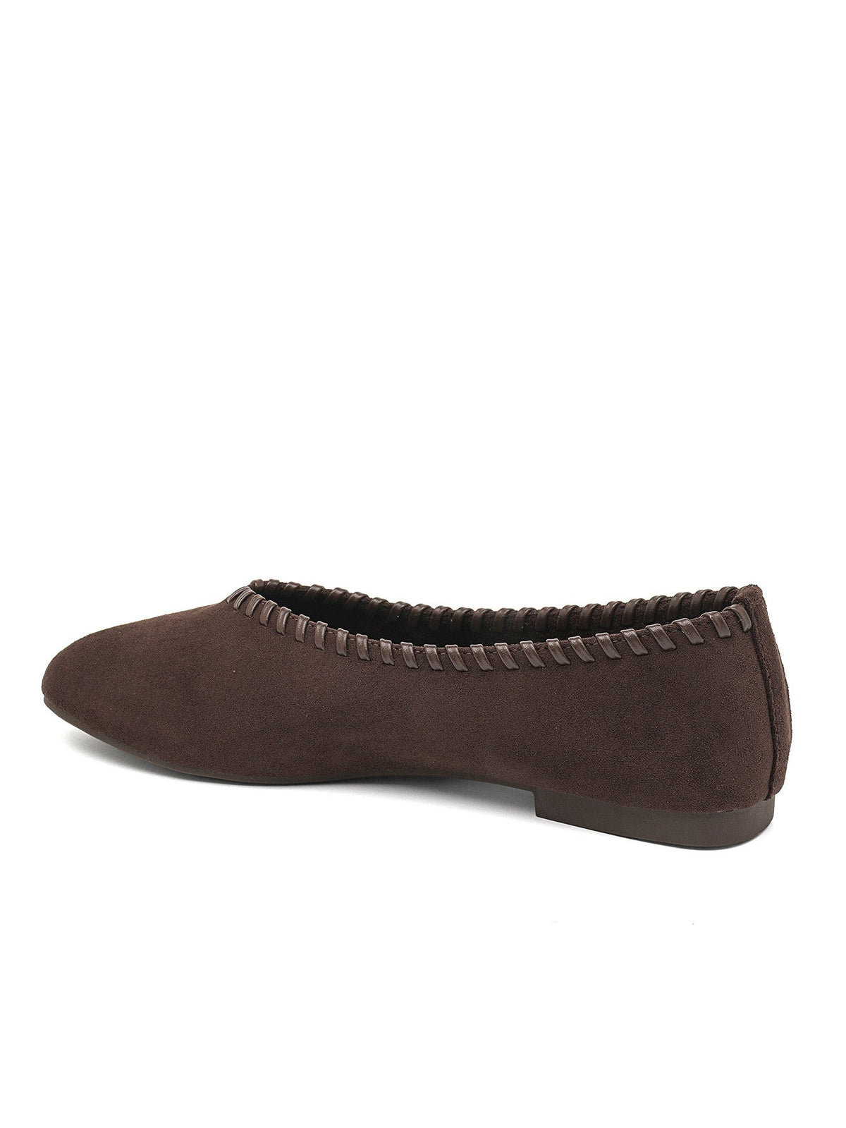 Stitched Brown Loafers