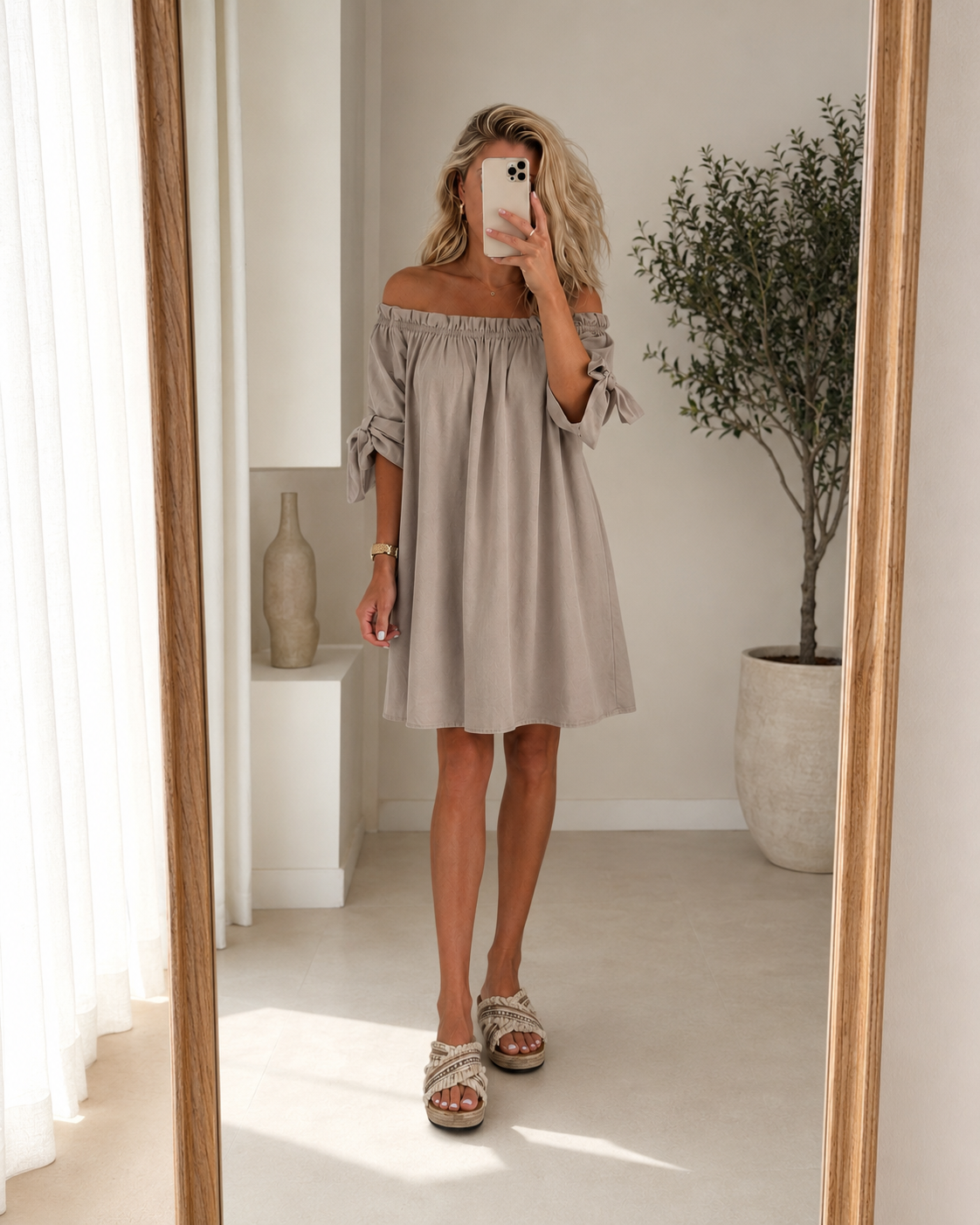 Aimy Off-Shoulder Dress