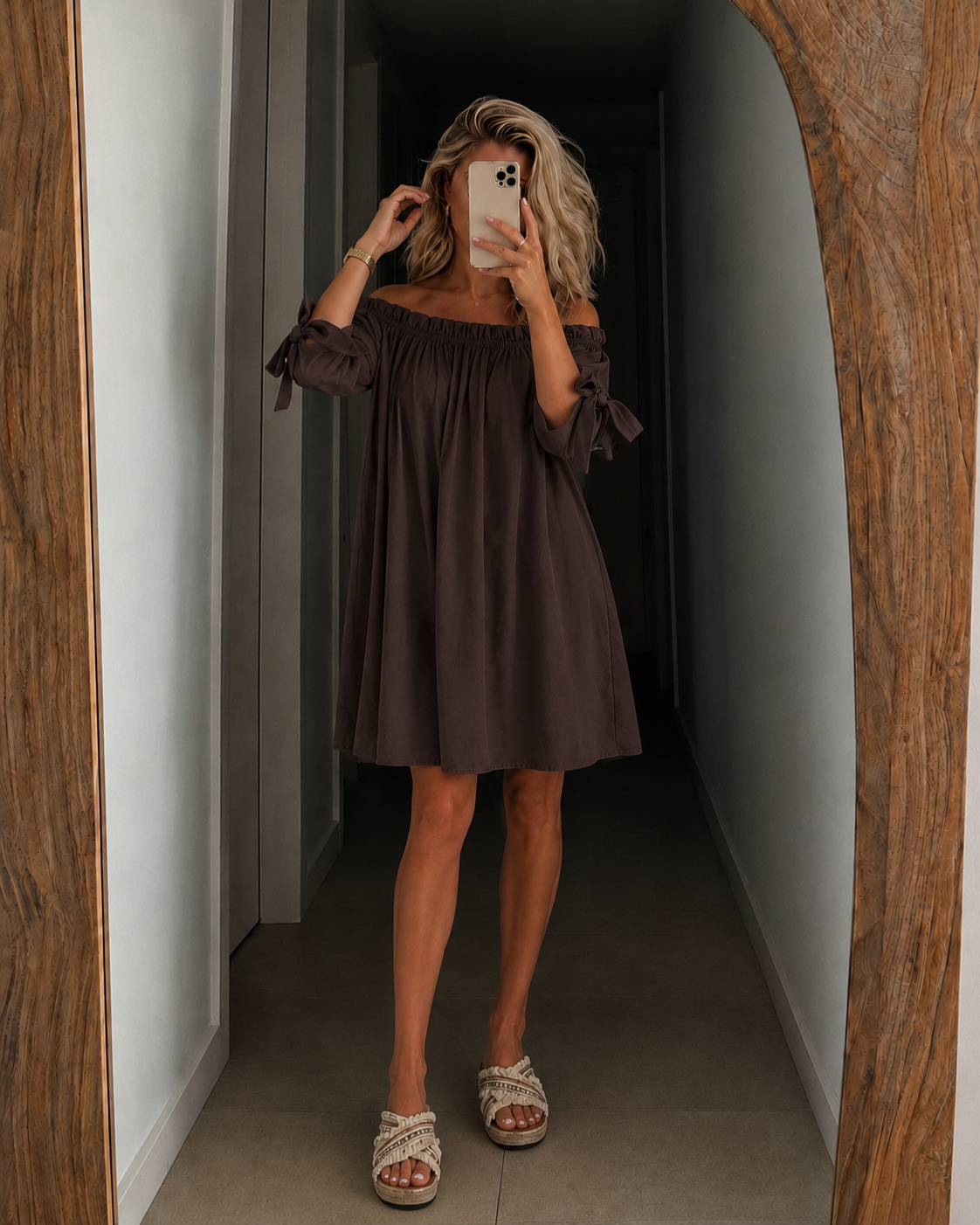 Aimy Off-Shoulder Dress