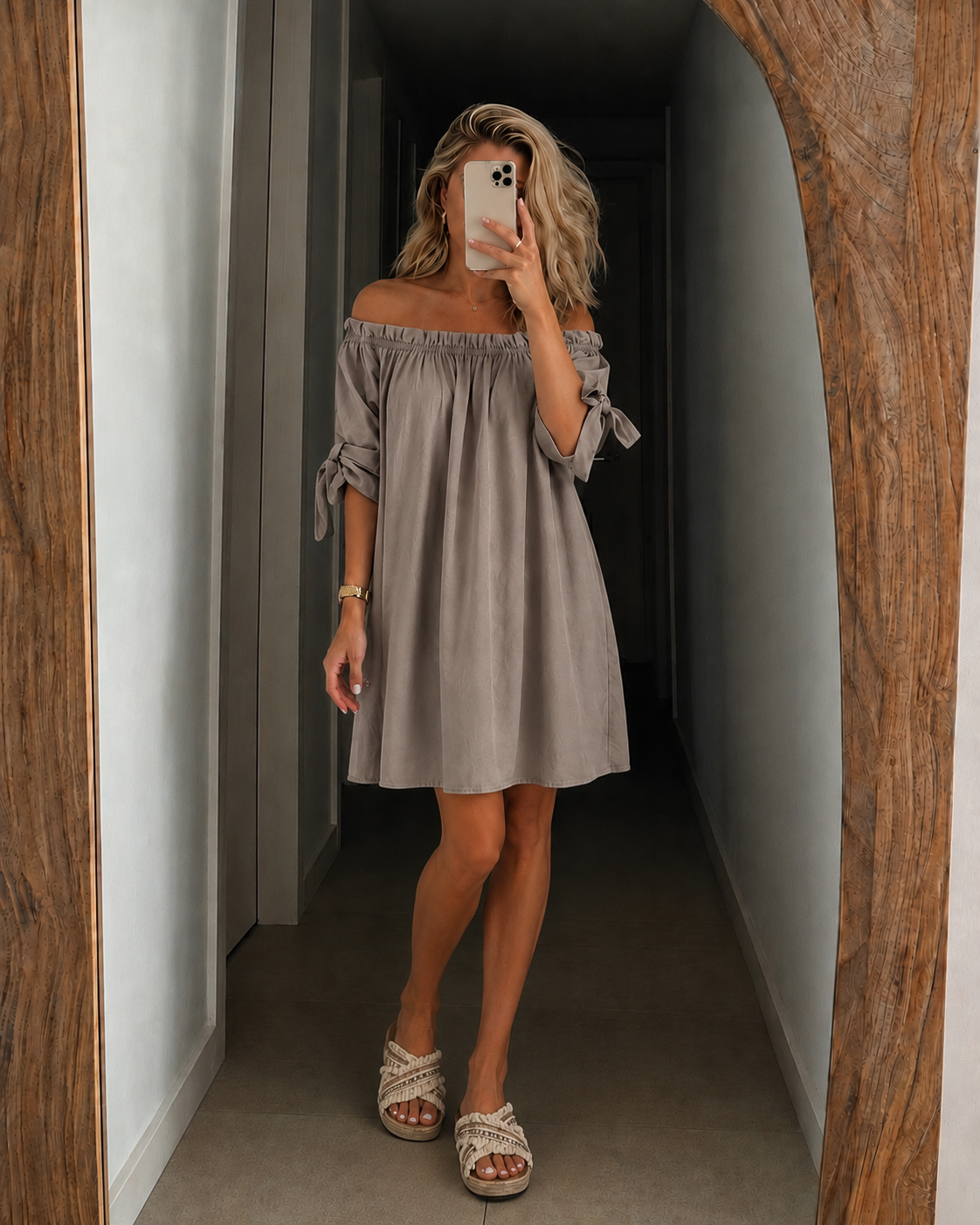 Aimy Off-Shoulder Dress