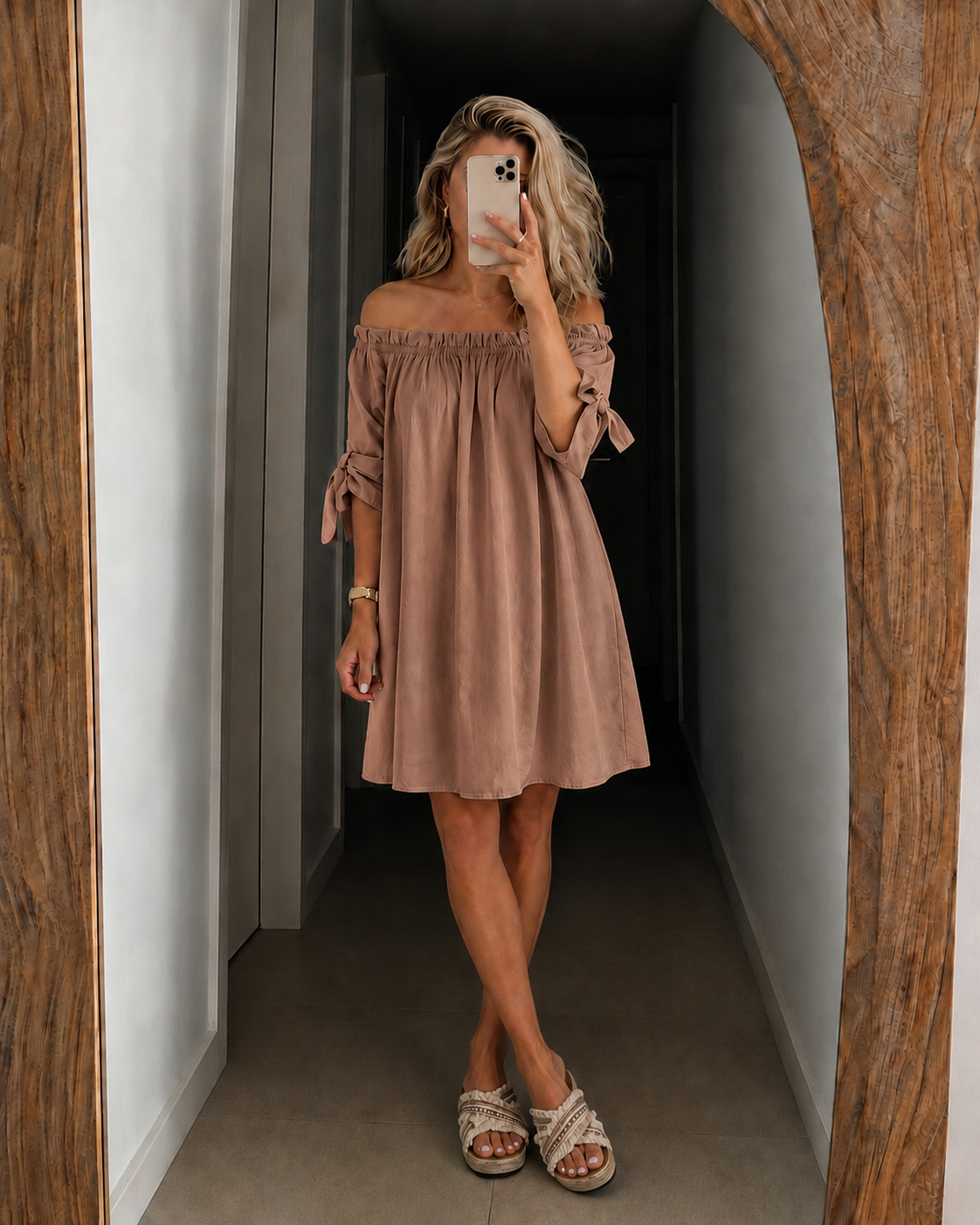 Aimy Off-Shoulder Dress