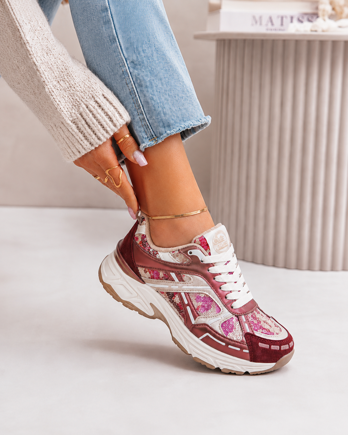 Celina Fuchsia Sneaker