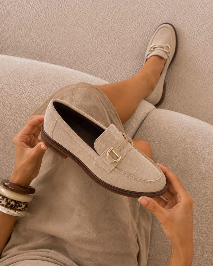 Laura Detail Loafer - Beige