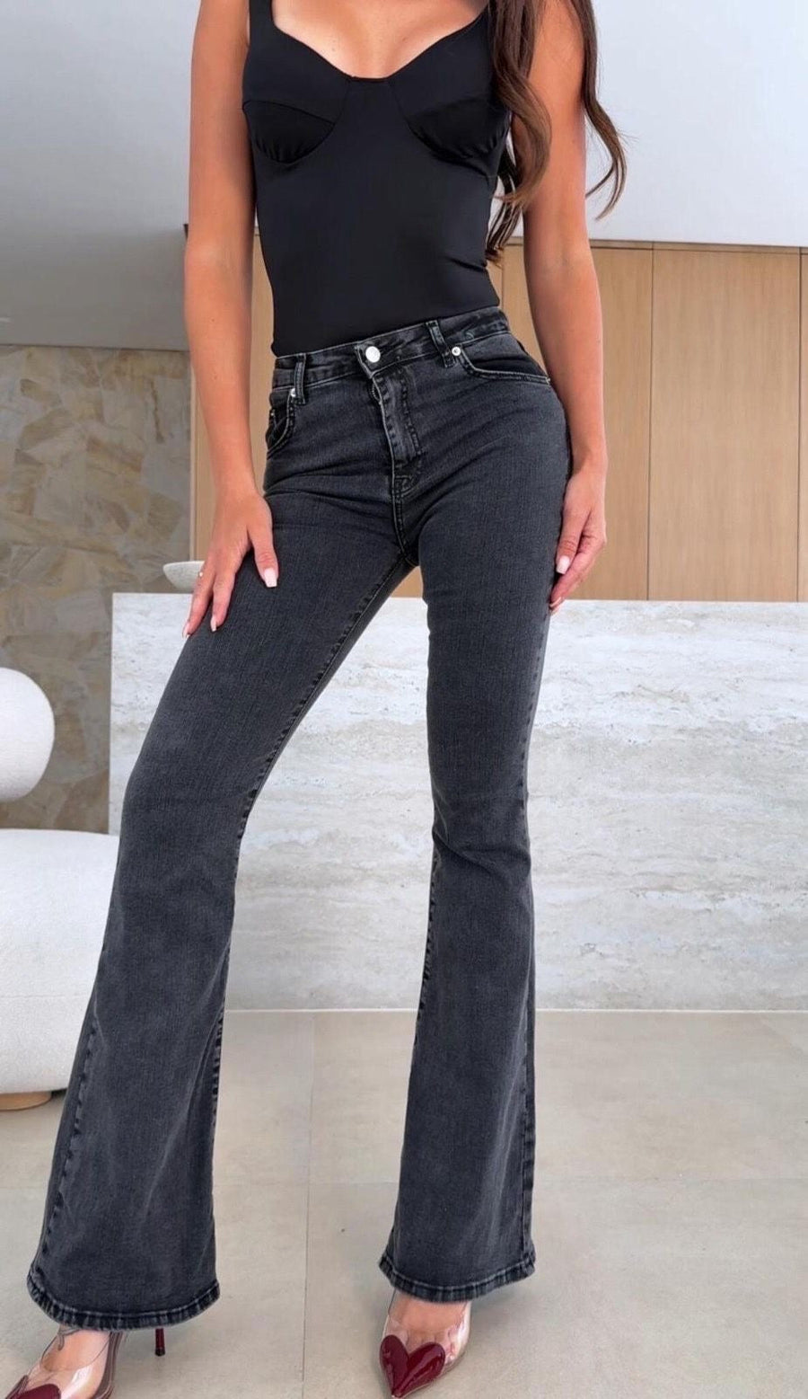Black Flair Jeans