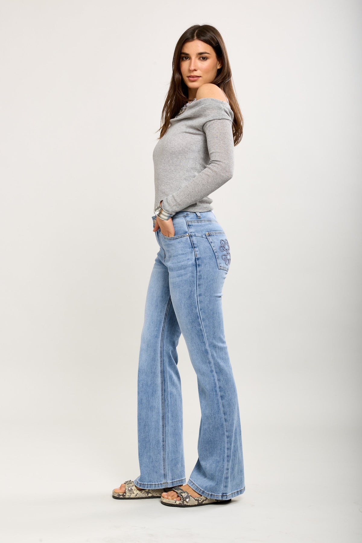 Detail Pocket Jeans