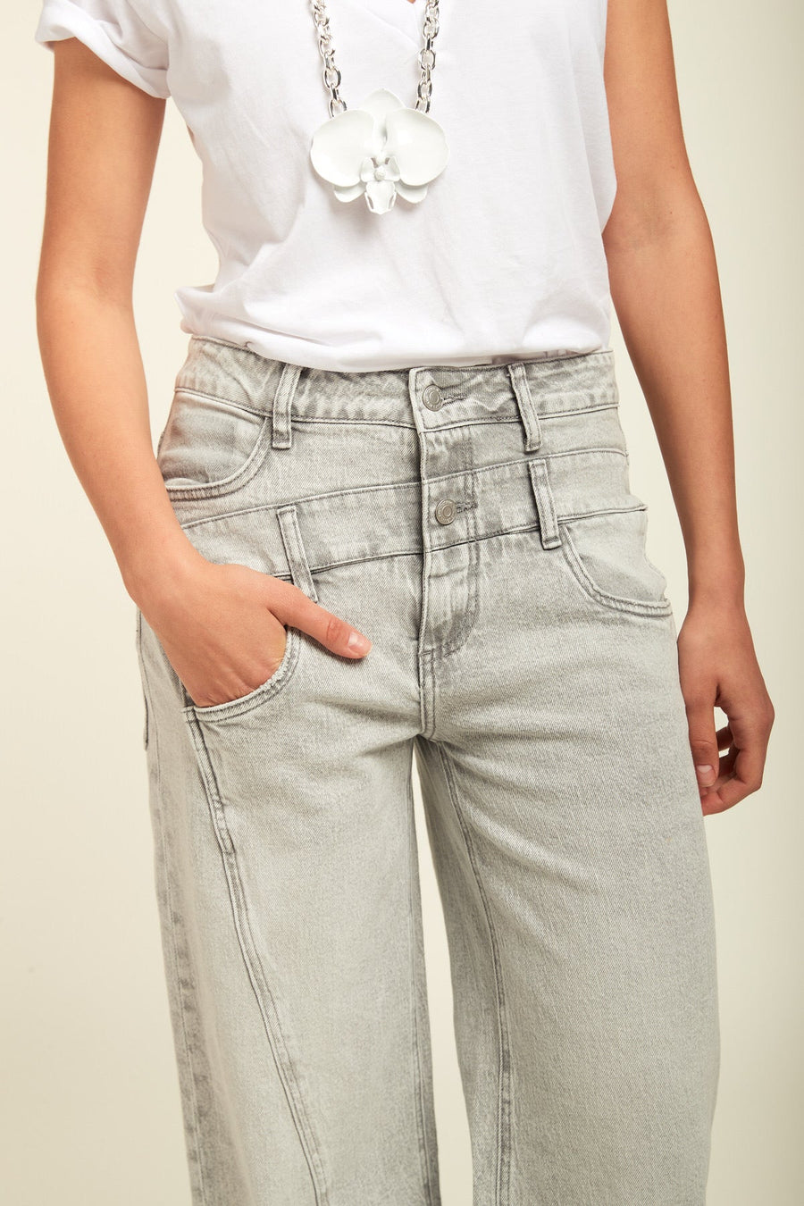 Cher Grey Jeans