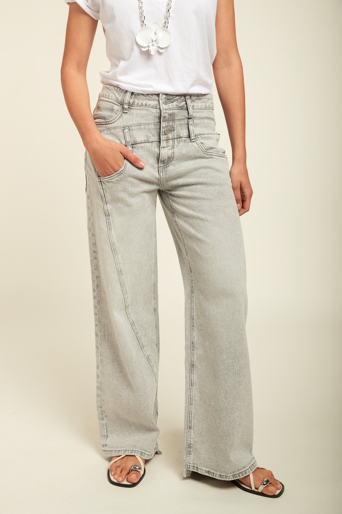 Cher Grey Jeans