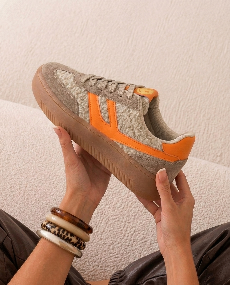 Keep Smiling Sneaker - Green