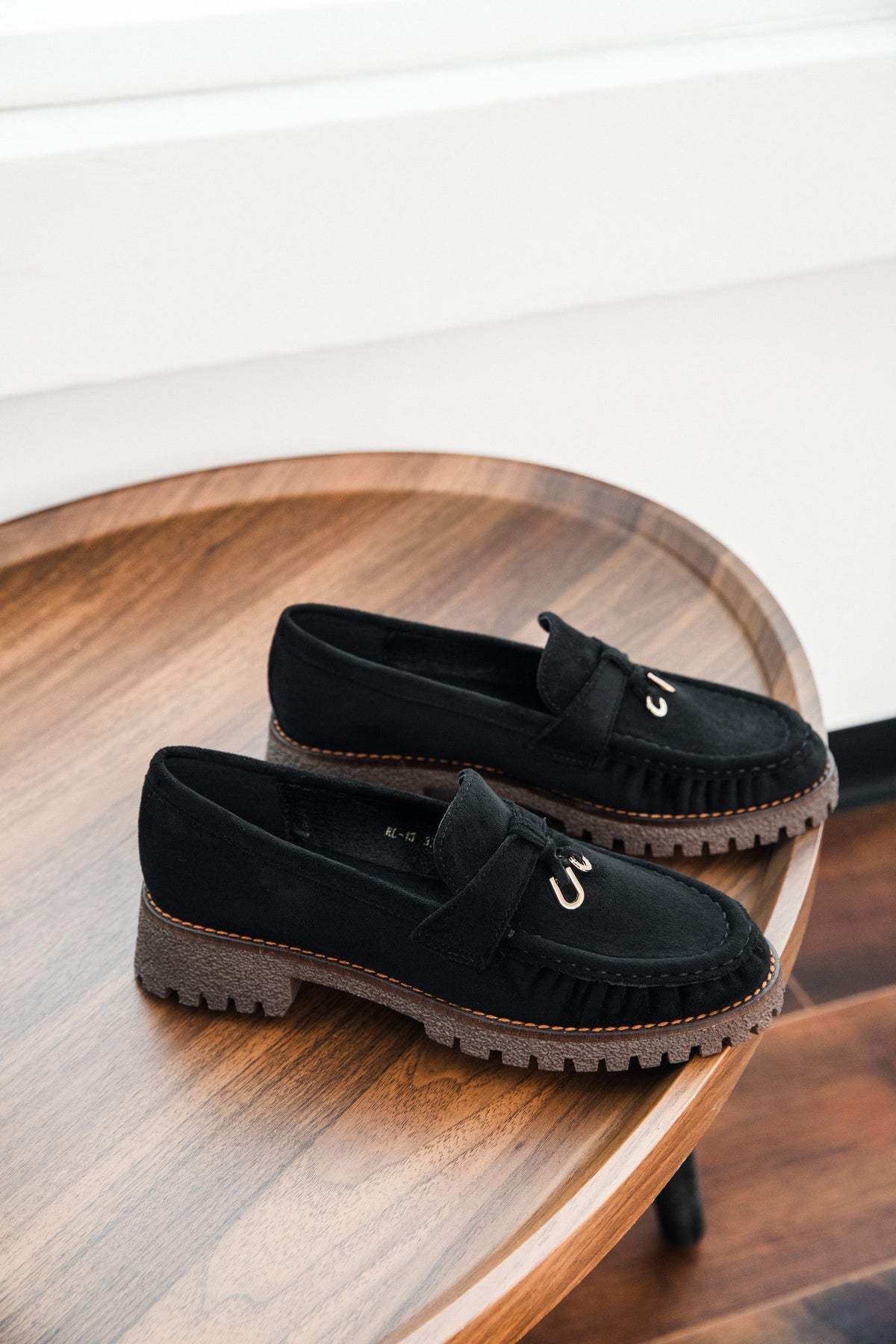 Laura Black Moccasins