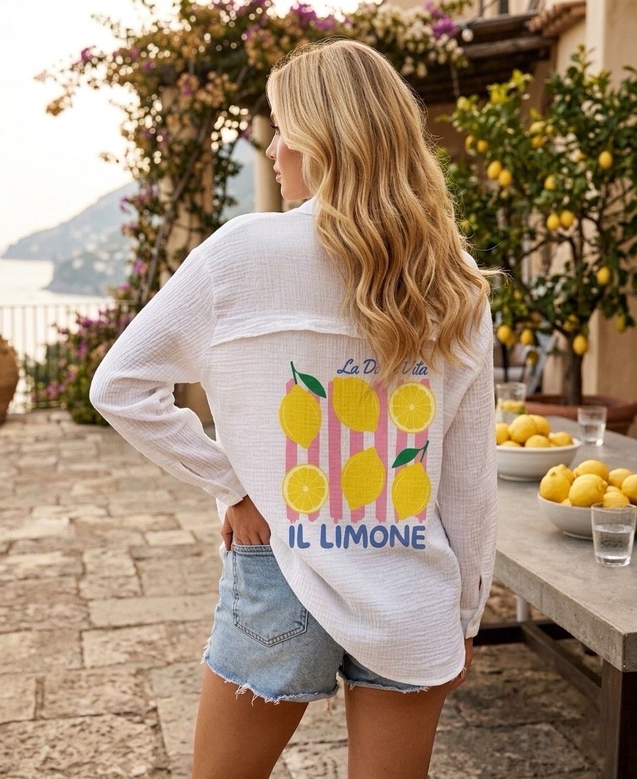 Limone White Blouse