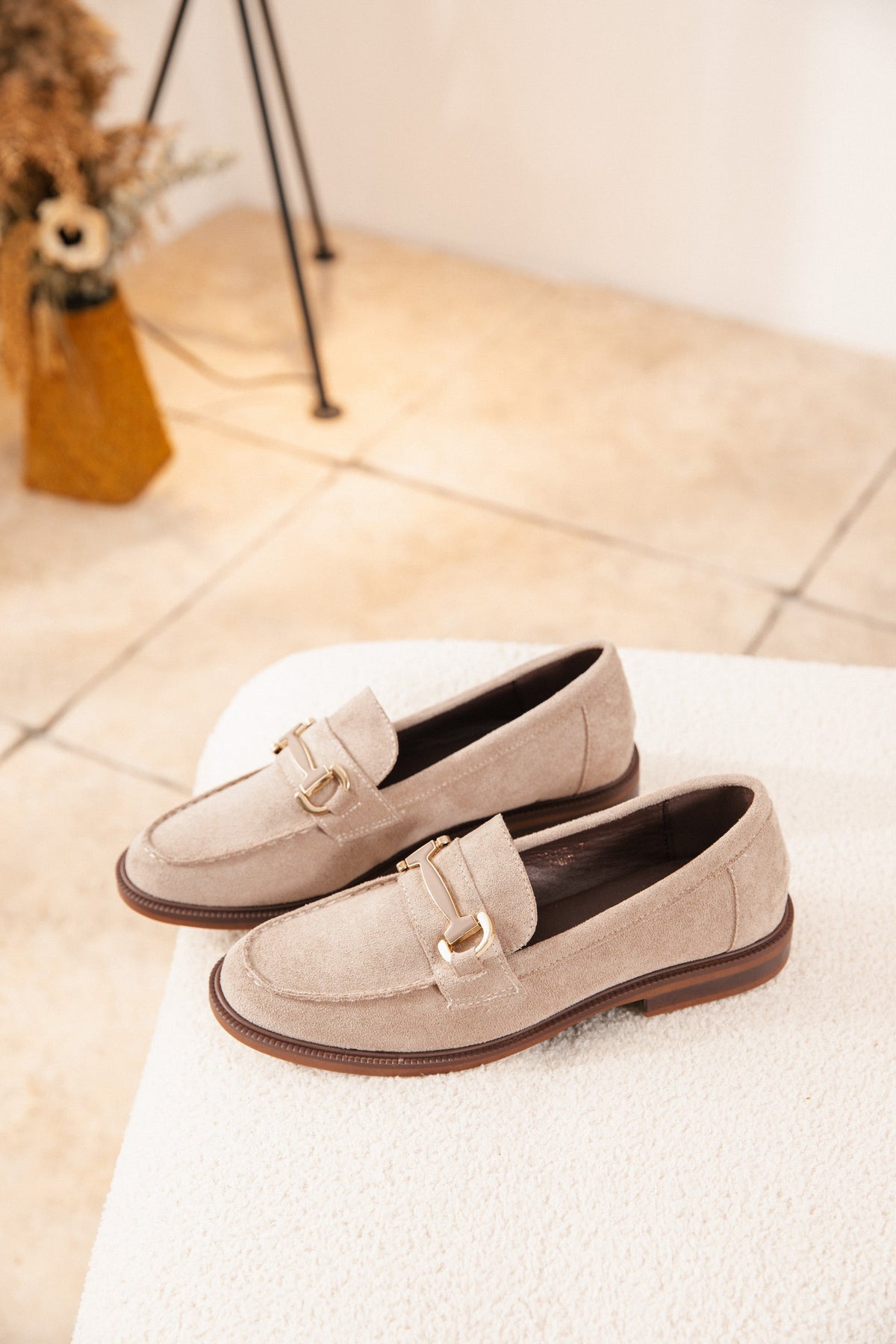 Laura Detail Loafer - Beige