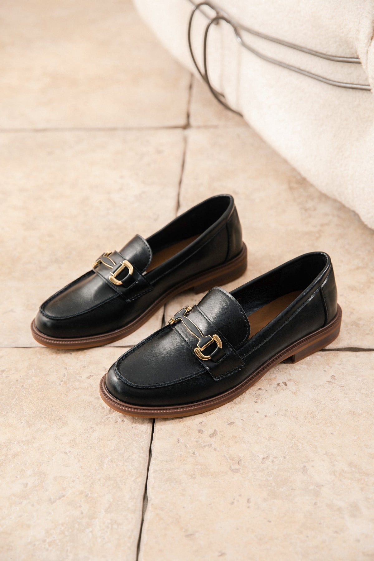 Laura Detail Loafer - Black