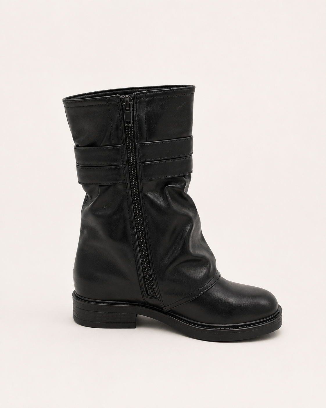 Miley Biker Boots - Black