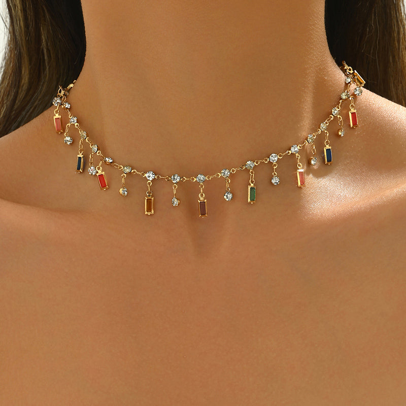 Kleurrijke Vintage Bohemian Ketting