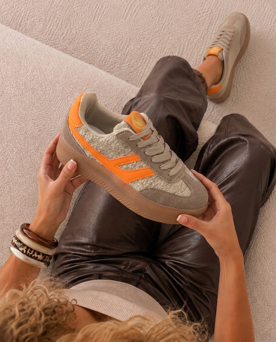 Keep Smiling Sneaker - Green