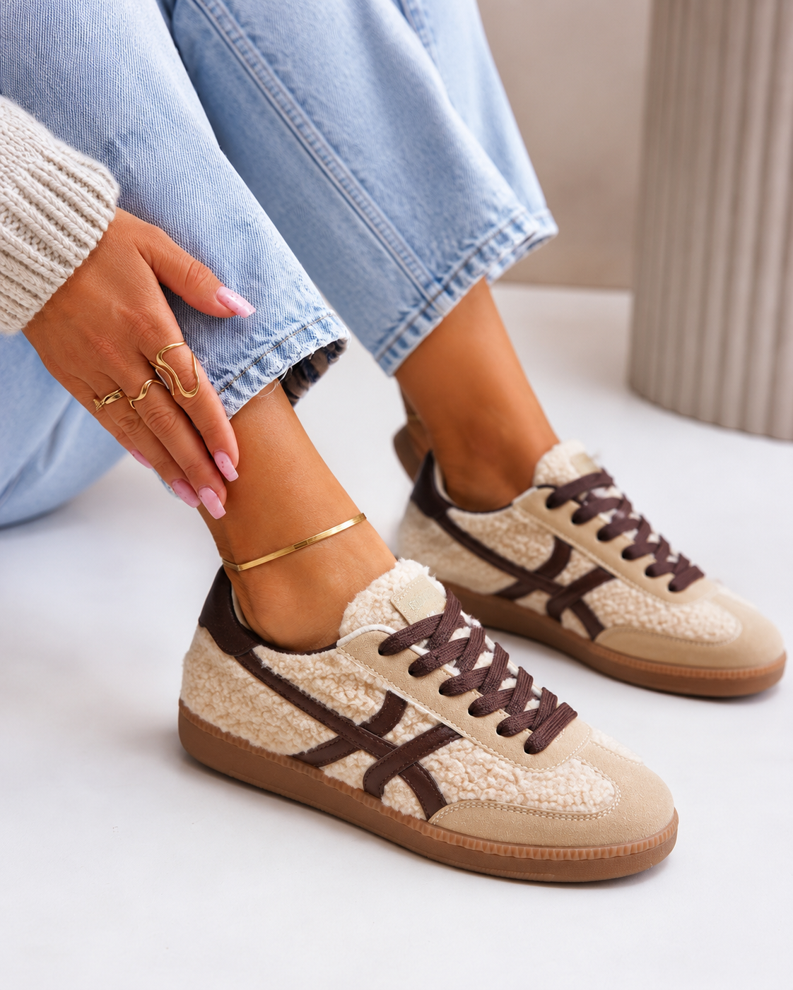 Sonja Beige Sneaker