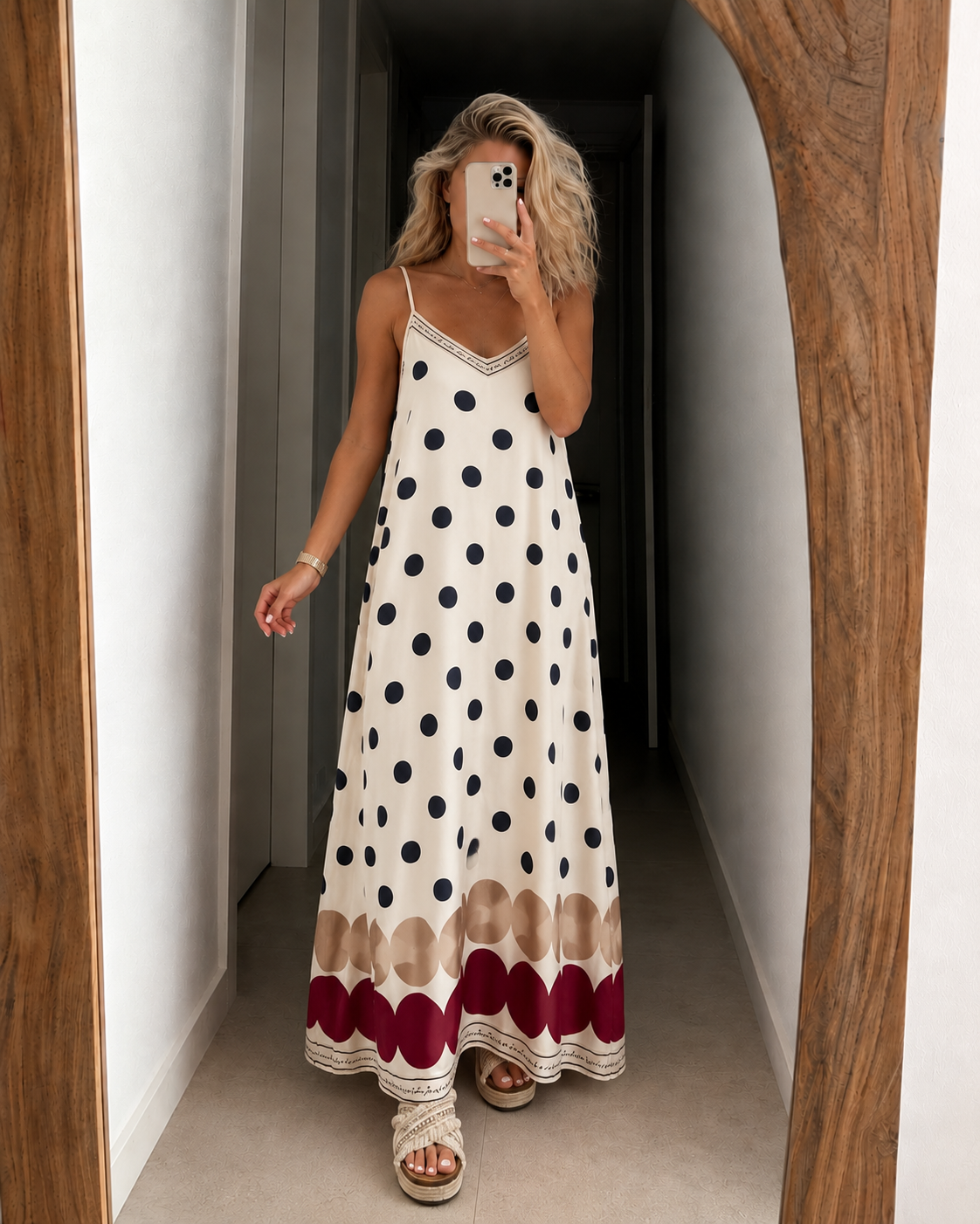 Stip Maxi Dress