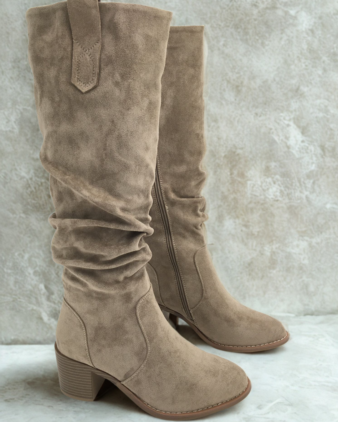 Margo Taupe High Boots